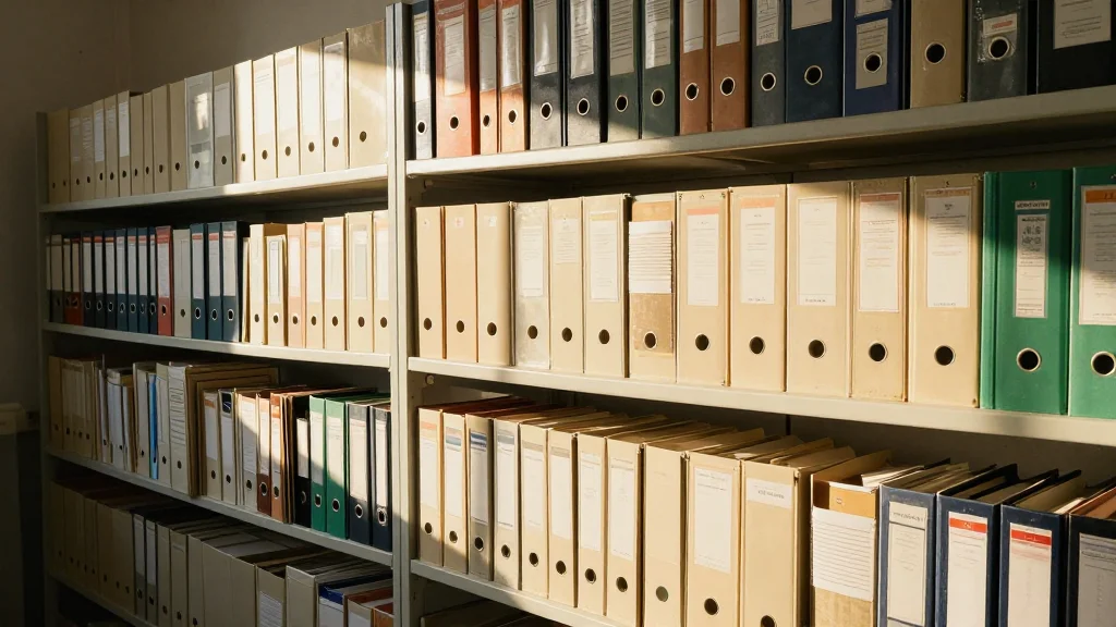 Verstaubte Managementordner neben neuem agilem Toolkit